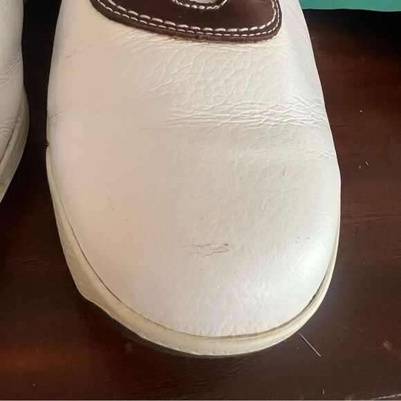 FootJoy Contour Casual Golf Shoe. White and Brown. Size 11.5. Good Condition! - Picture 11 of 12